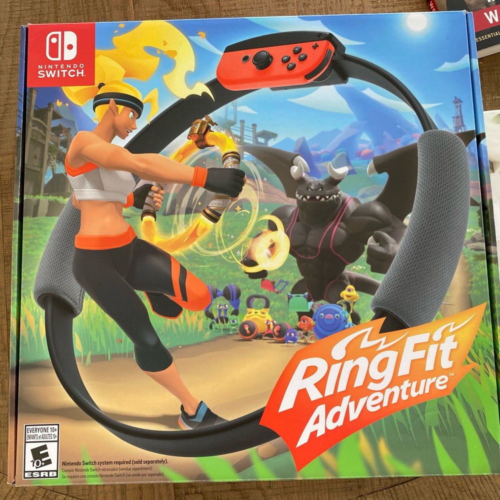 1 left! NEW Nintendo switch game Ring fit adventure game fitness paid $80 + tax